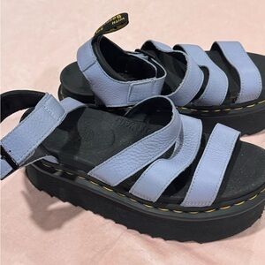 Dr. Martens Blair Platform Sandals - Zen Blue